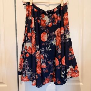 ModCloth A-line Floral Skirt